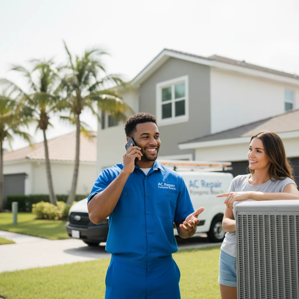 AC Repair Pompano Beach customer support in Duck